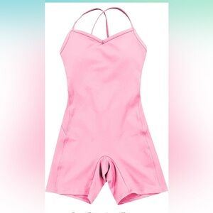 💖 Pink Tank Romper Bodysuit